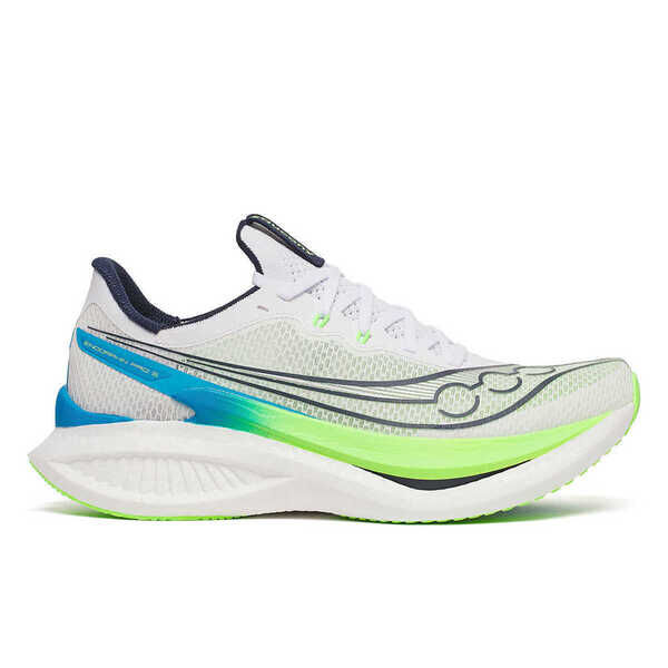 Saucony 索康尼 Endorphin Pro 5 SA21064-151 男 慢跑鞋 路跑 白 藍綠 輕量競速