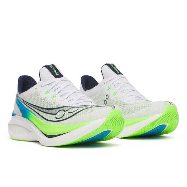 Saucony 索康尼 Endorphin Pro 5 SA21064-151 男 慢跑鞋 路跑 白 藍綠 輕量競速