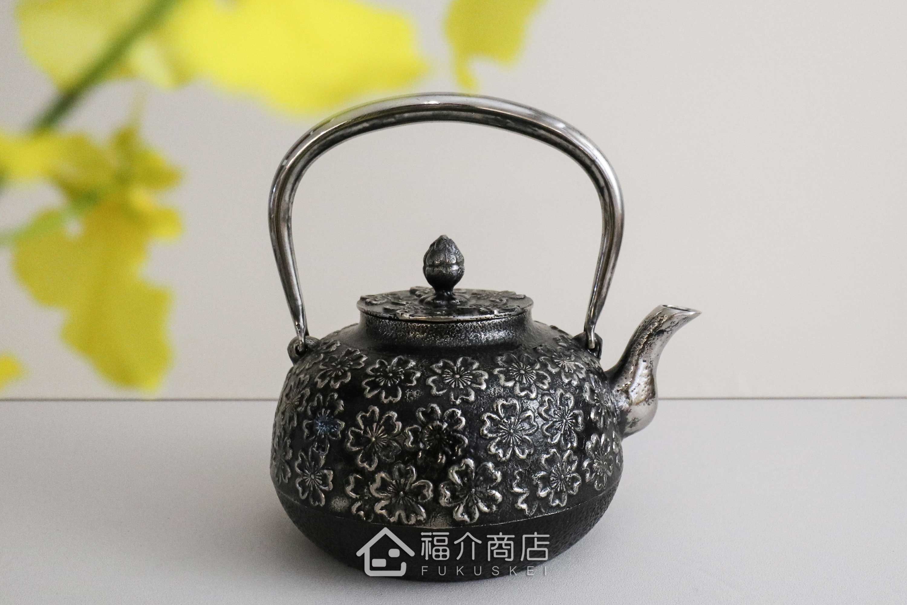 福介商店｜【金野和司】立口櫻砂鐵壺1.3L