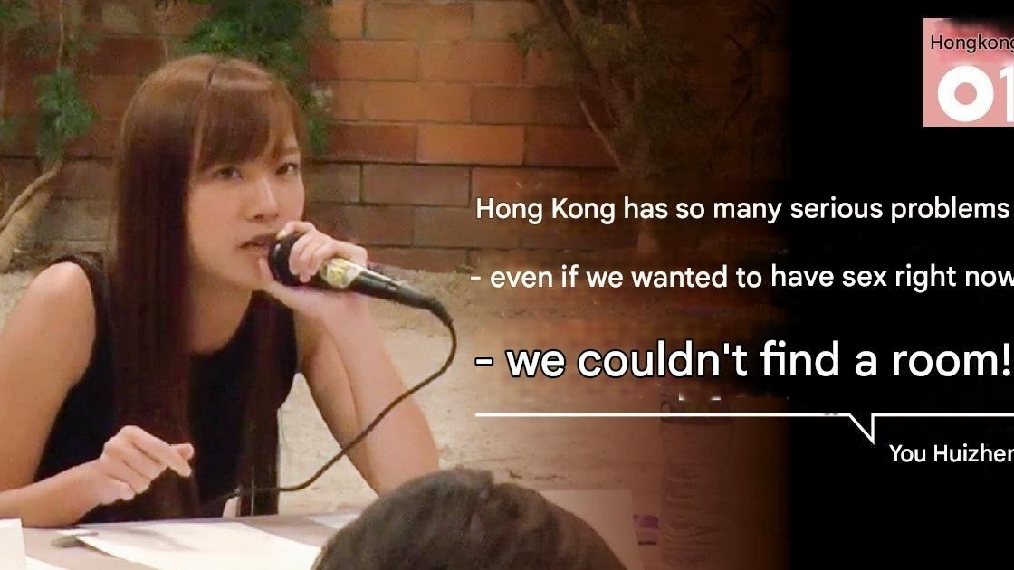 Couple facing urban housing space pressure in Hong Kong