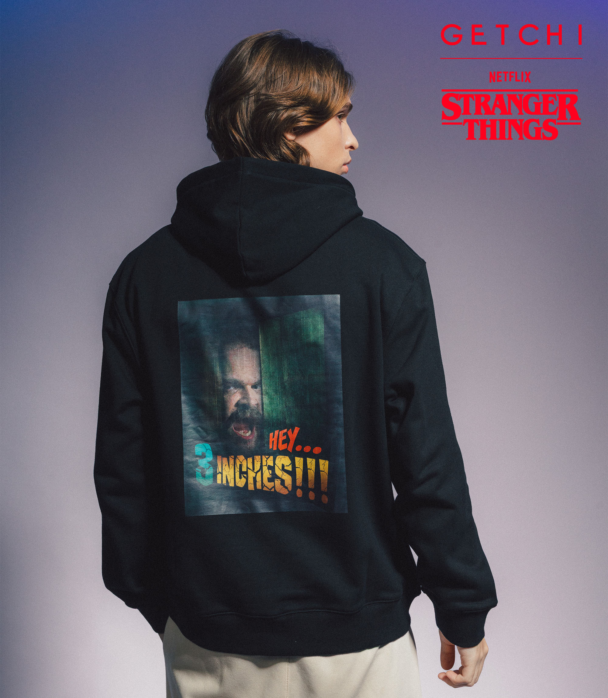 (現貨)Getchi X Stranger Things 中性款 劇照系列帽T