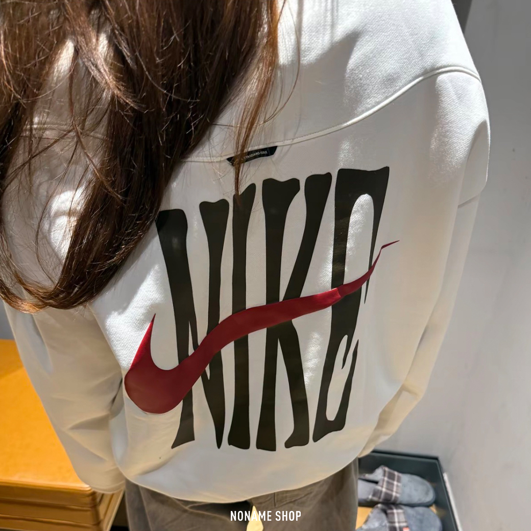 NIKE THERMA-FIT CNY 馬年限定 印花LOGO 刷毛 寬鬆 大學TEE 長袖 兩色 (男款)