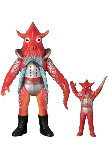 [預訂] Medicom SOFUBI 火焰魷魚 Squid Fire (新色+迷你軟膠)