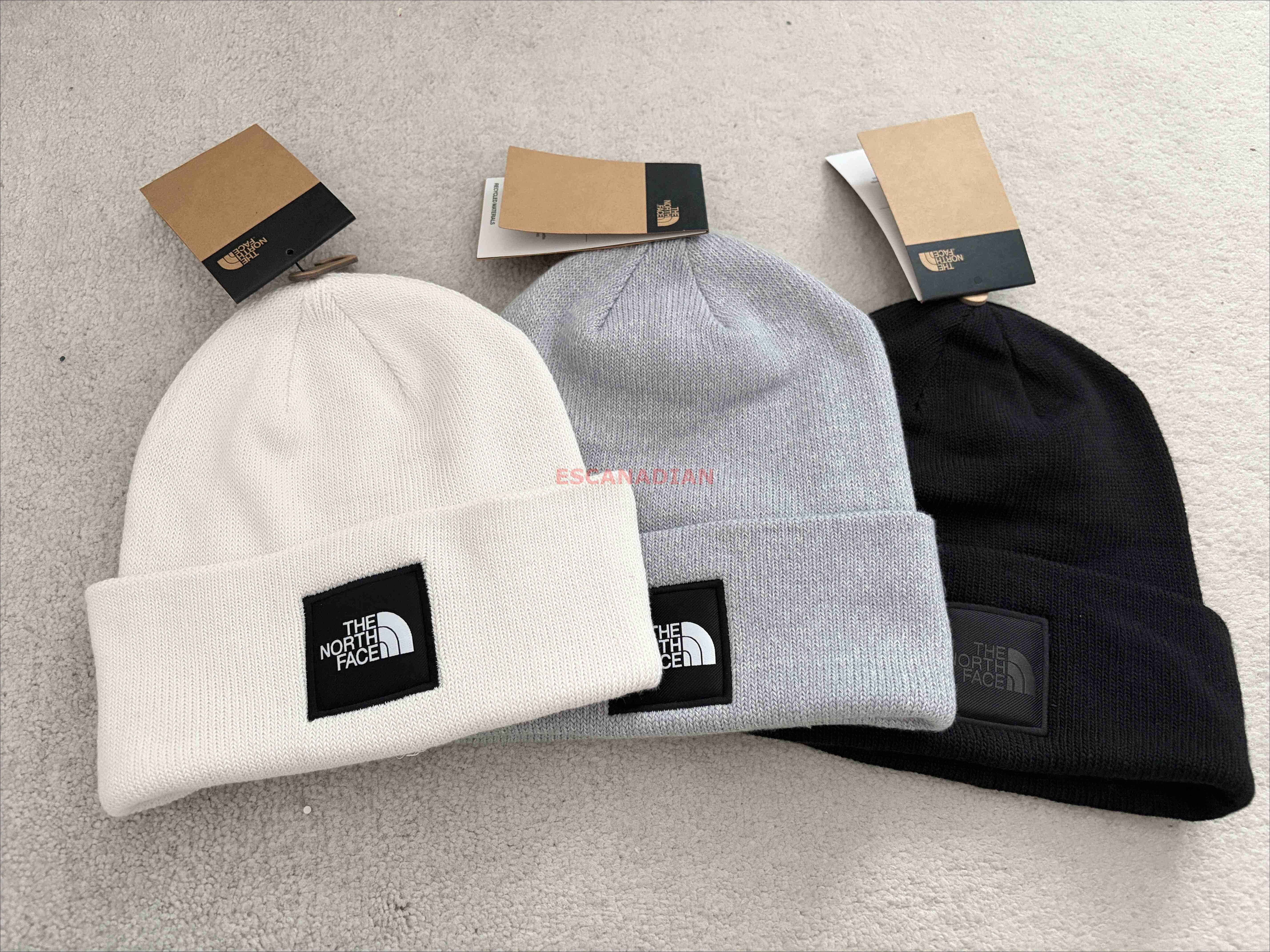 THE NORTH FACE 大人 BOX LOGO厚款 針織毛帽 (3色)