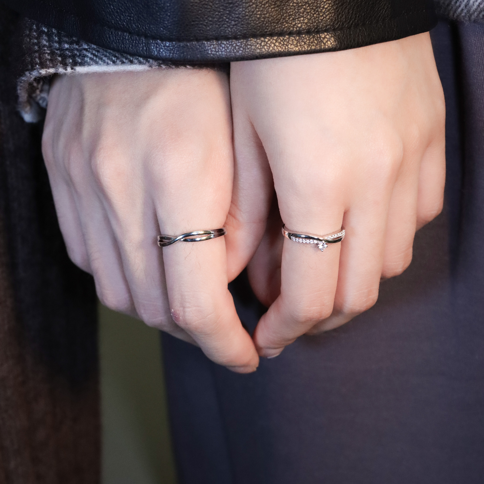 | 925銀・白金 | 只看見你情侶戒指 （男款 /女款）  | RI0992 |