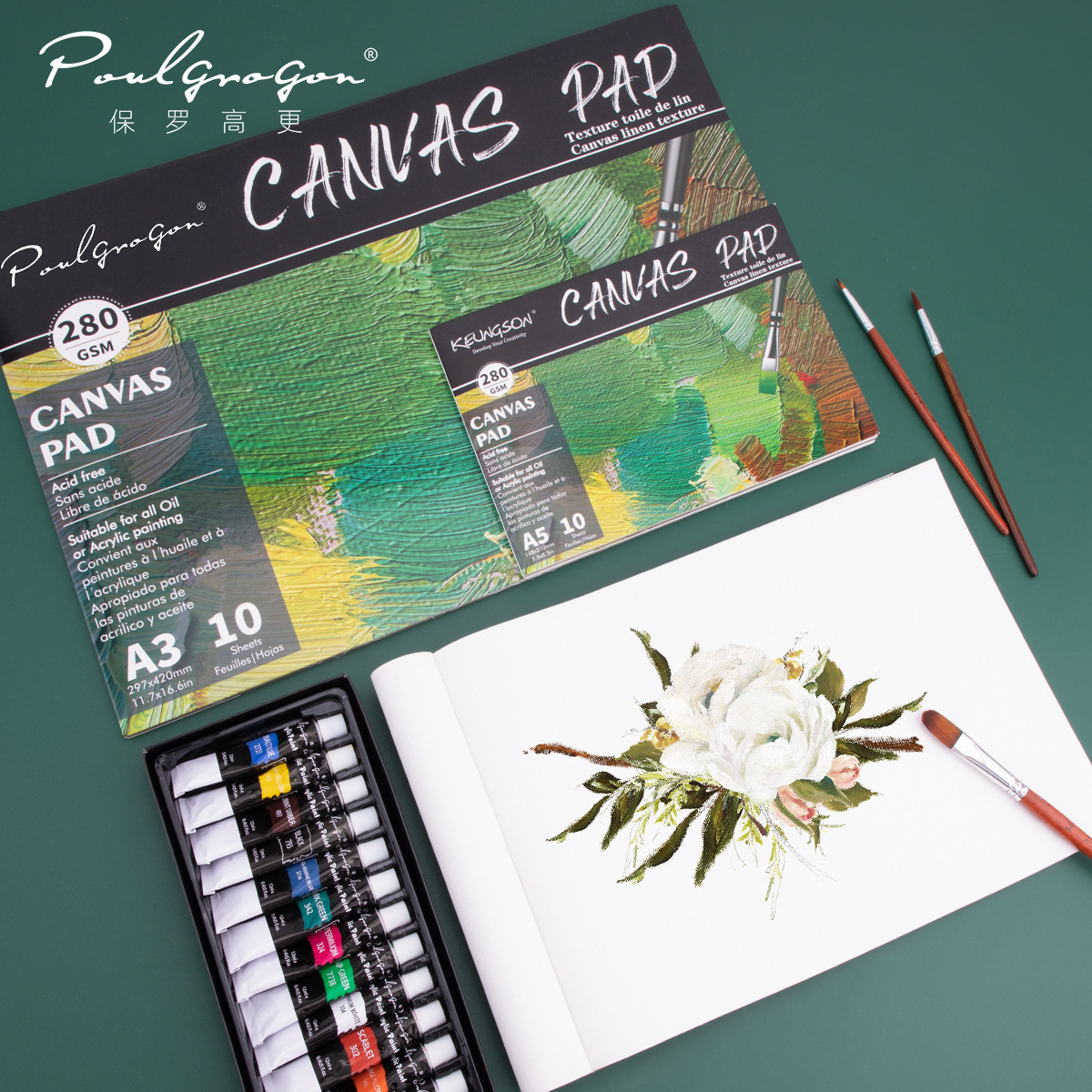 美術繪畫油畫本_A3_A4_A5 三規格