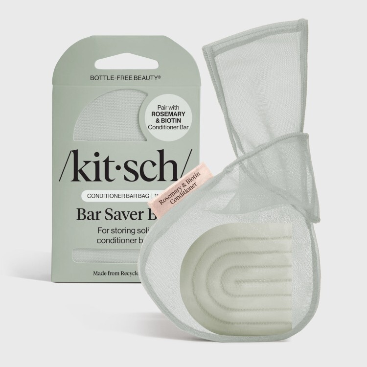 美國 Kitsch 香氛皂起泡收納網袋 新版 淺綠