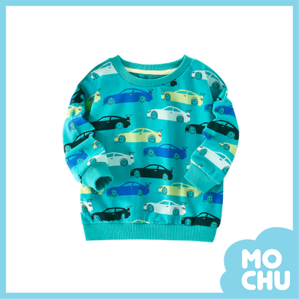 滿版小汽車長袖上衣