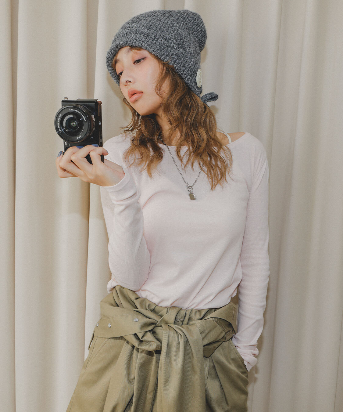 [預購]折扣COCO DEAL 側邊美洛線透膚上衣