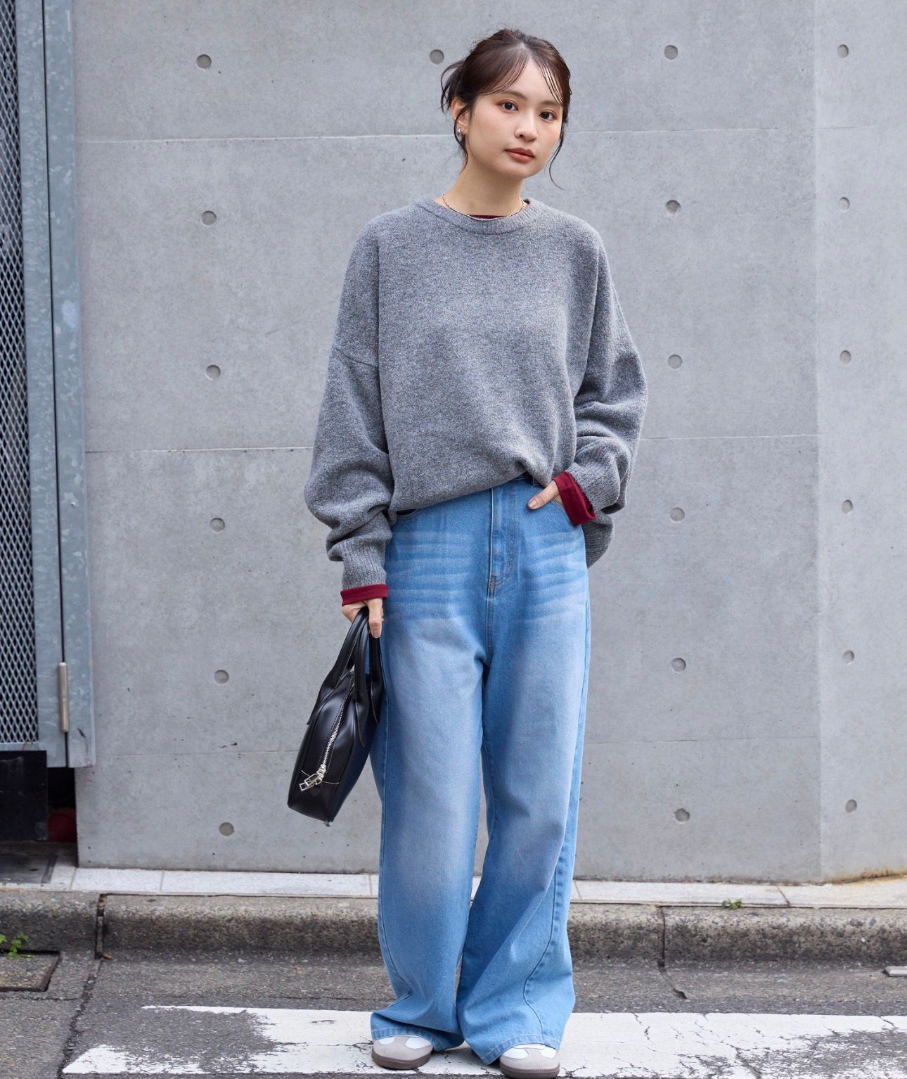 【預購】JN123001 MONO-MART 圓領針織上衣