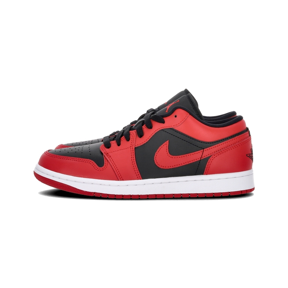 Nike Air Jordan 1 Low 男鞋 黑紅色 反轉黑紅 限量 運動 AJ1 籃球鞋 553558-606