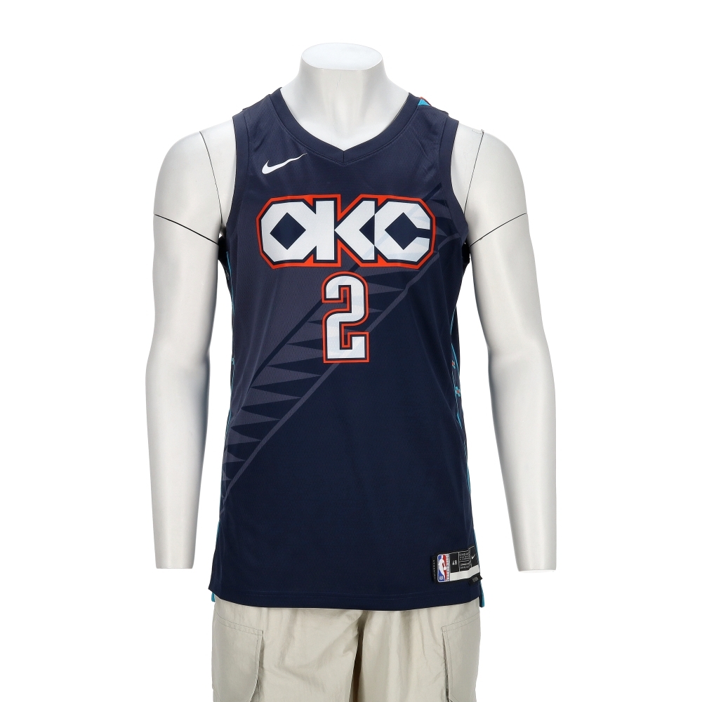 Nike Swgmn Jsy Ce 25 男款 藍色 NBA 雷霆 籃球 運動 球衣 背心 HM5990-437