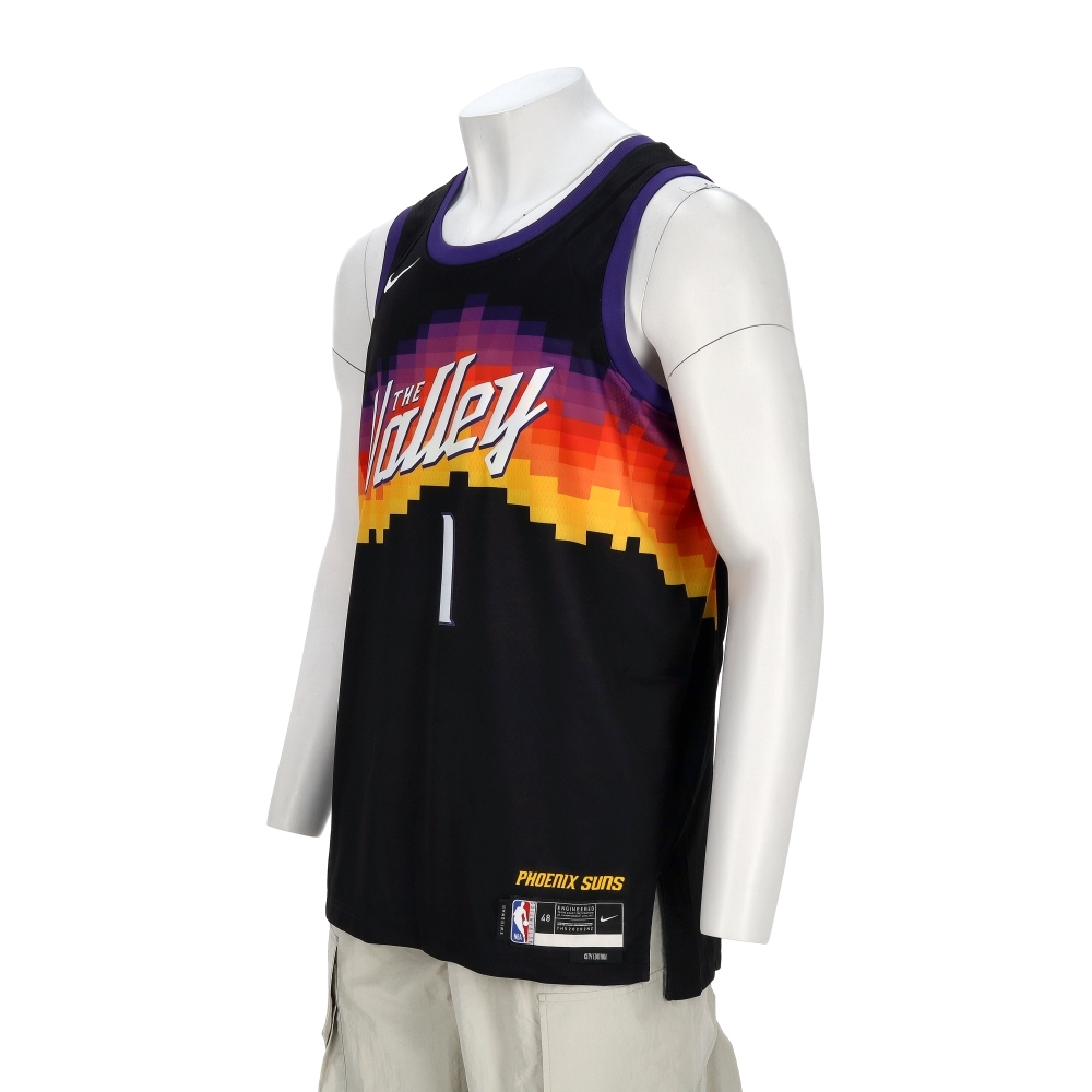 Nike Swgmn Jsy Ce 25 男款 黑色 NBA 太陽 籃球 運動 球衣 背心 HM5993-011