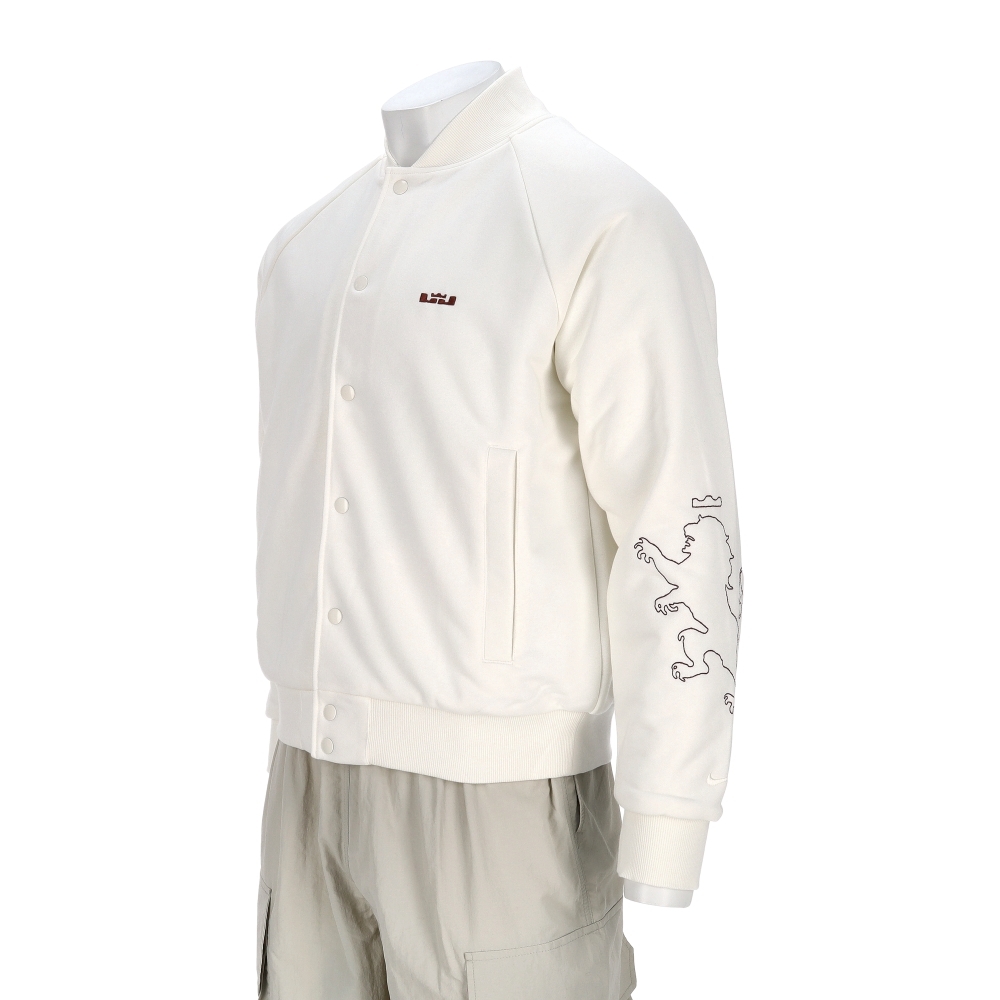 Nike Tf Filled Si Jkt 男款 白色 刺繡 棒球外套 夾克 外套 HV3499-133