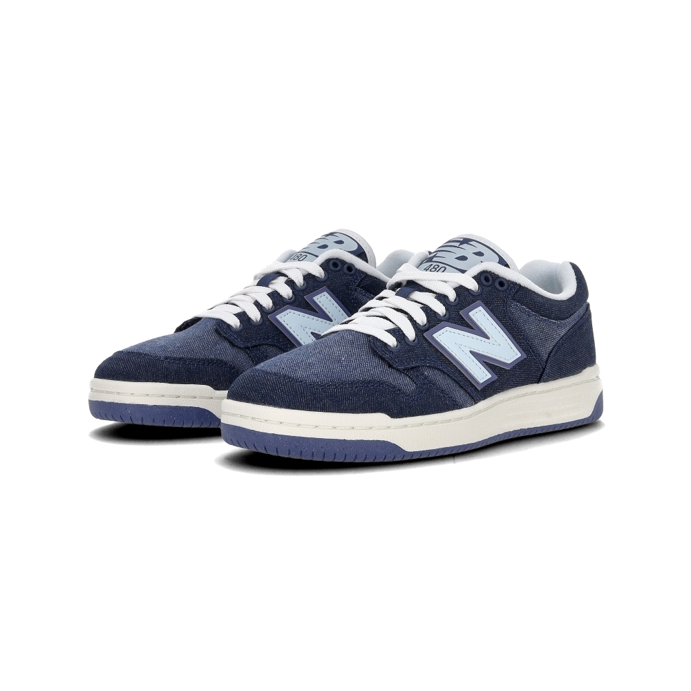 New Balance NB 480 男鞋 女鞋 深藍色 復古 拼接 單寧 情侶鞋 休閒 運動 休閒鞋 BB480LDD