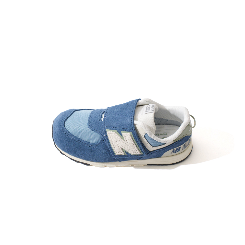 New Balance 574 小童 童鞋 藍色 魔鬼氈 麂皮 親子鞋 運動 休閒鞋 NW574BLE