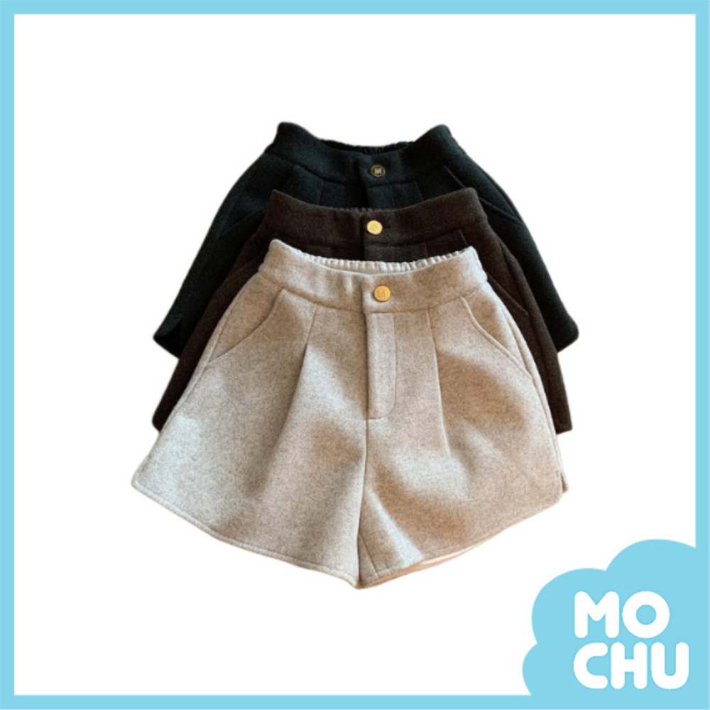 冬季毛呢短褲(三色)