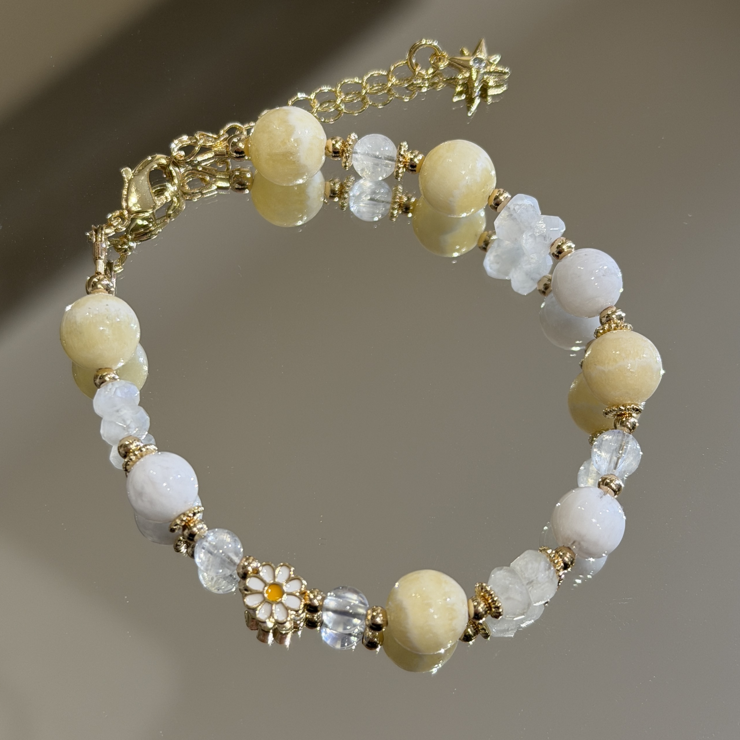 招財正能量 | 太陽花 | 黃方解石《共兩款》