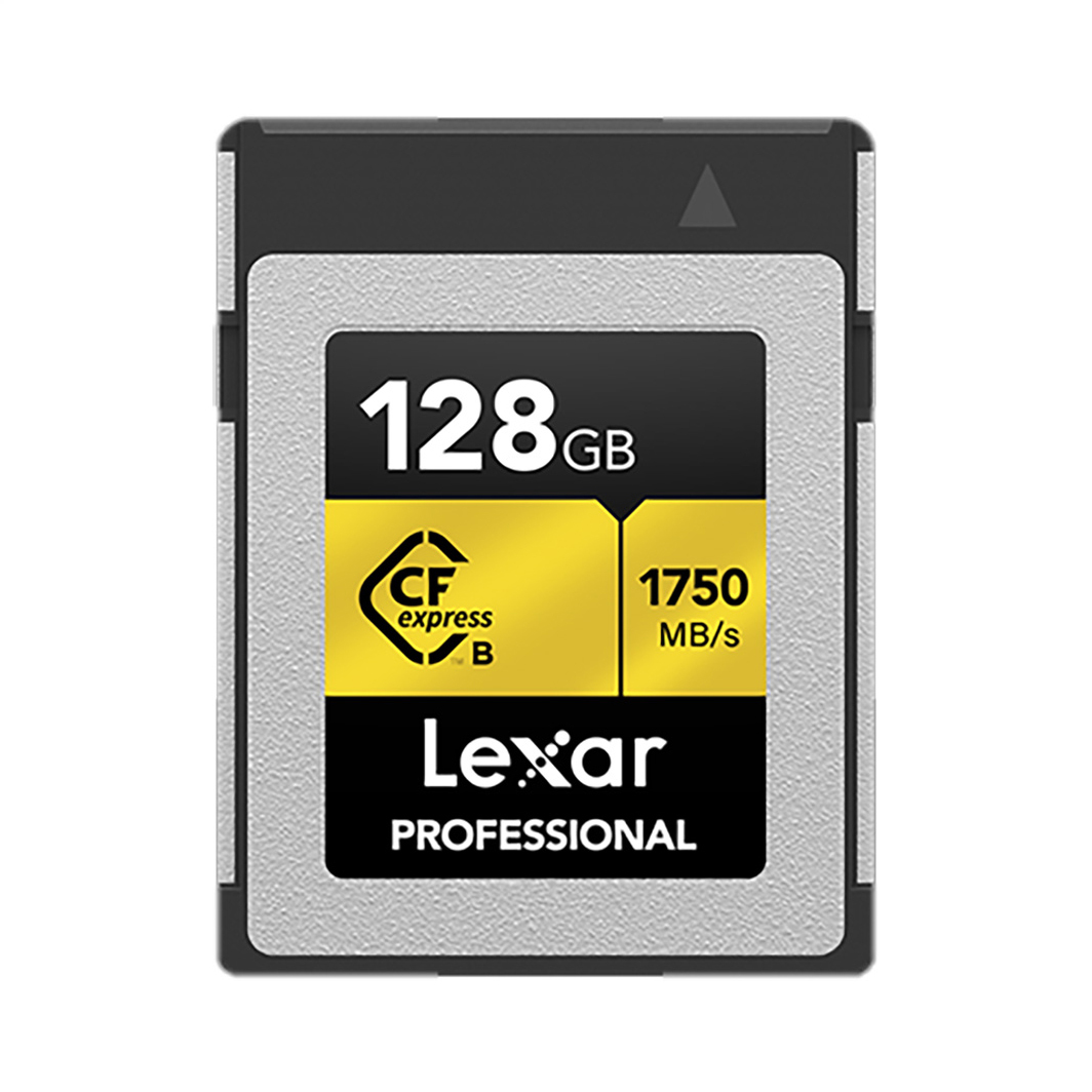 LEXAR PROFESSIONAL CFexpress™ TYPE B CARD “GOLD SERIES”128GB/256GB(up to 1750MB/s read, 1500MB/s write)