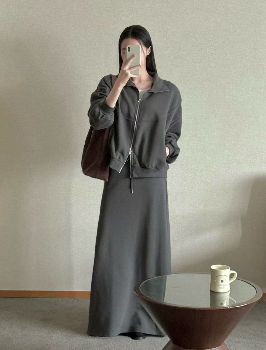 RIFF 鬆弛感輕奢拉鍊套裝