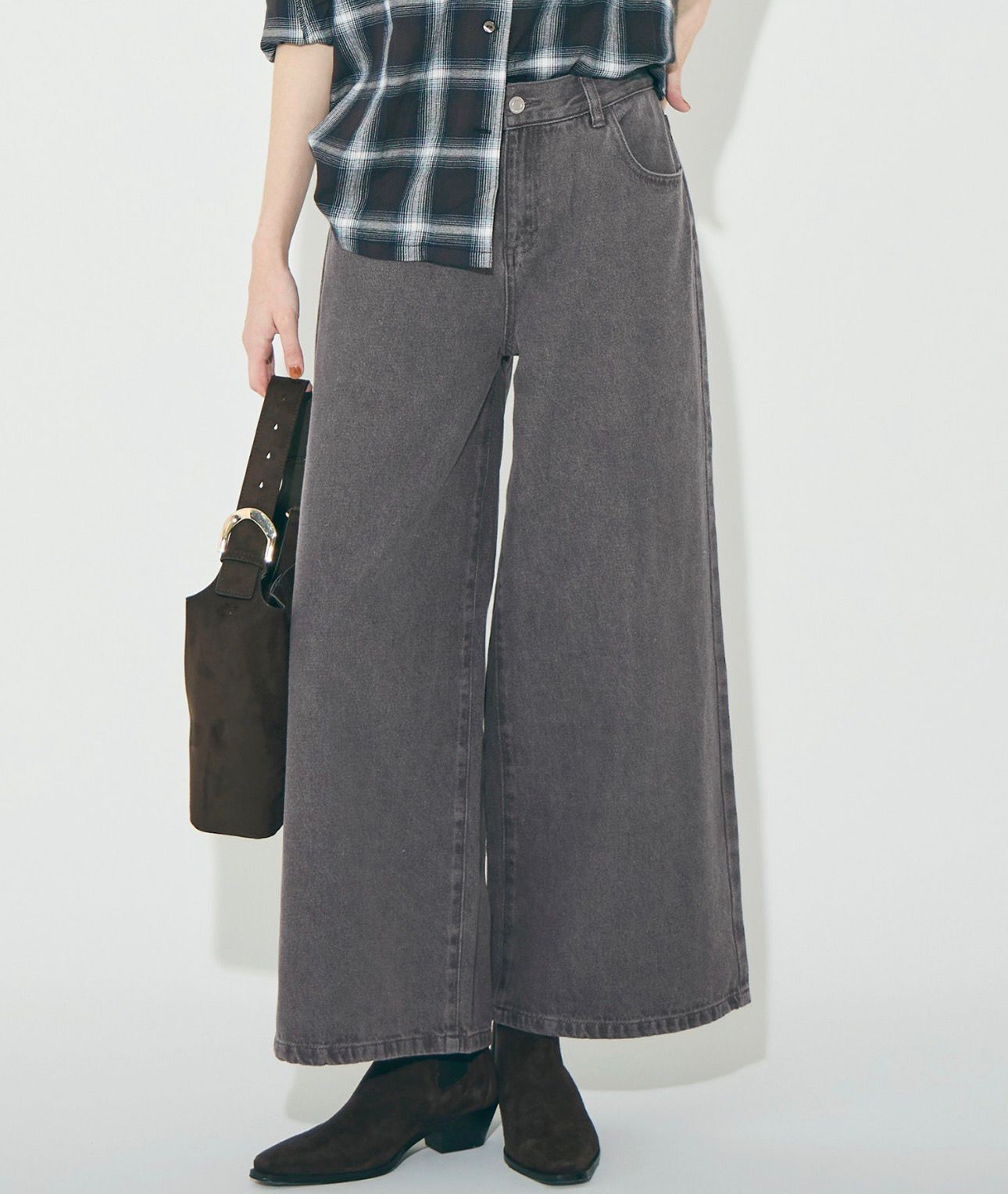 【預購】JN123004 Coca 低腰闊身牛仔褲