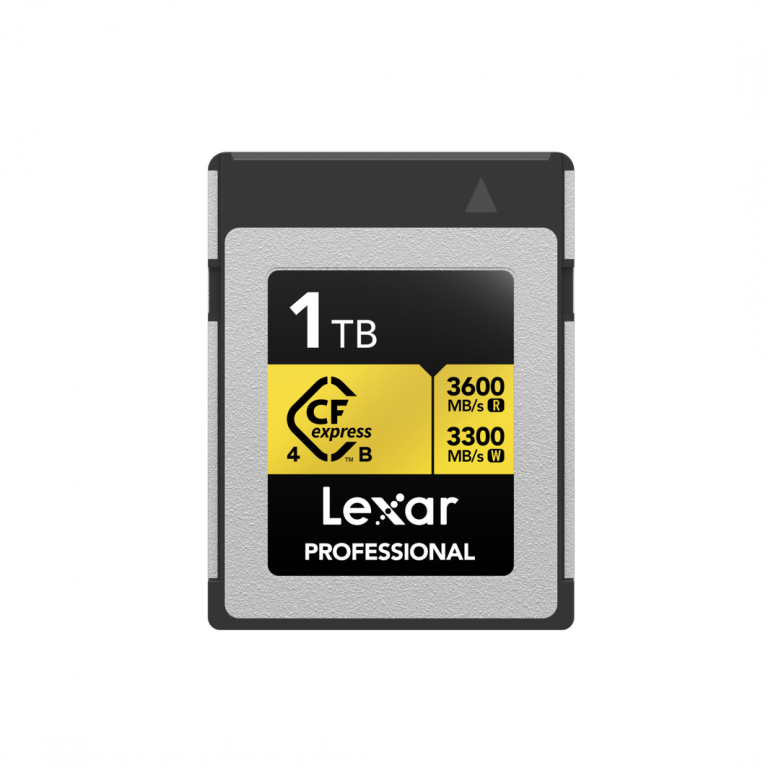 Lexar Professional GOLD CFexpress™ 4.0 Type B Card 512GB/1TB/2TB(up to 3600MB/s read, 3300MB/s write *3000MB/s sustained write*)