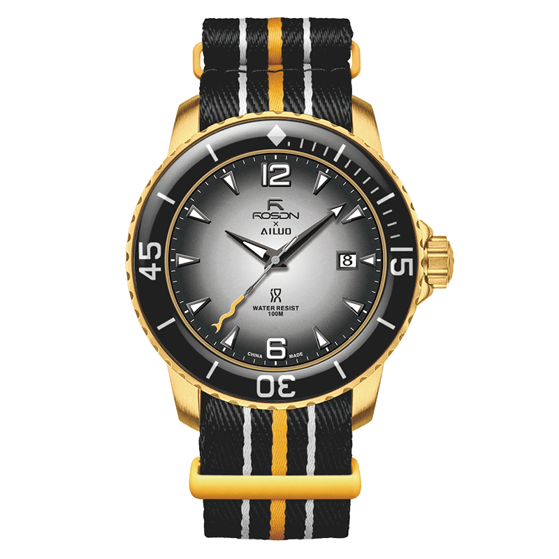 【ROSDN勞士頓】五虎將系列-G2753  休閒 百搭 夜光 寶石軸承  機械 手錶