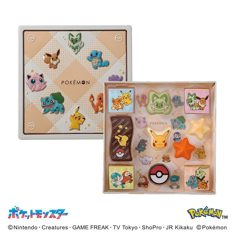 【預購】JN123005 Pokemon 10粒朱古力盒裝