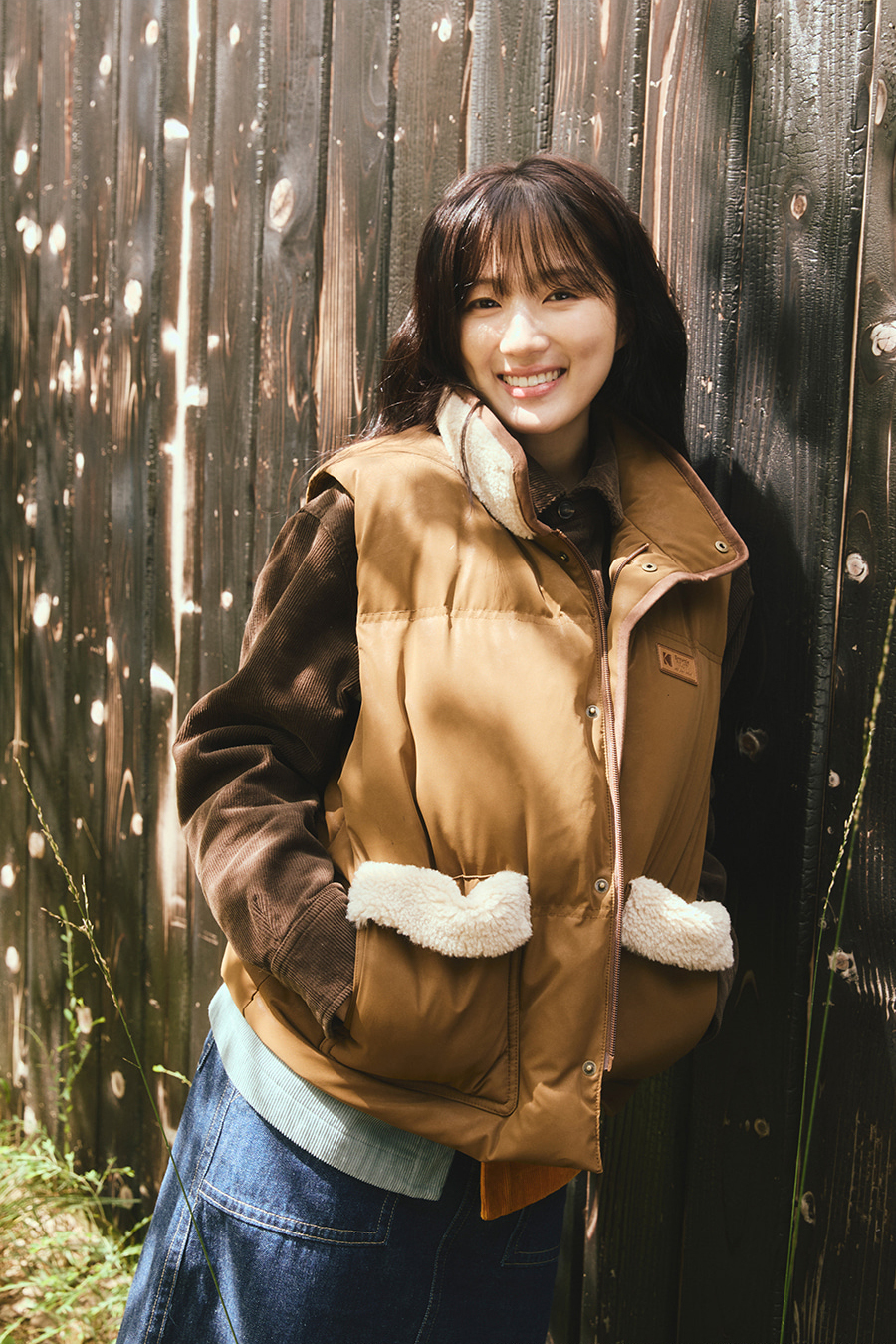 韓國 Kodak 柯達 《背著善宰跑》金惠奫同款！布朗尼輕量羽絨背心 - 3色