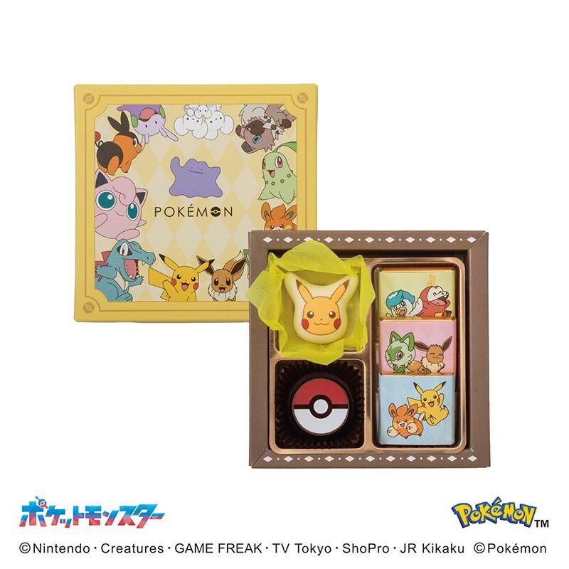 【預購】JN123011 Pokemon 五粒朱古力盒裝