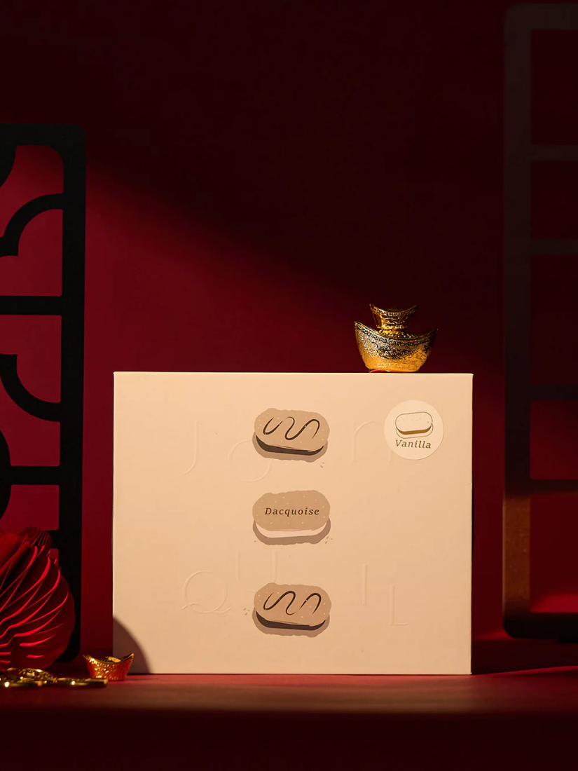 【 5/1收單 】Jonquil 經典香草達克瓦茲(奶素) 6顆組