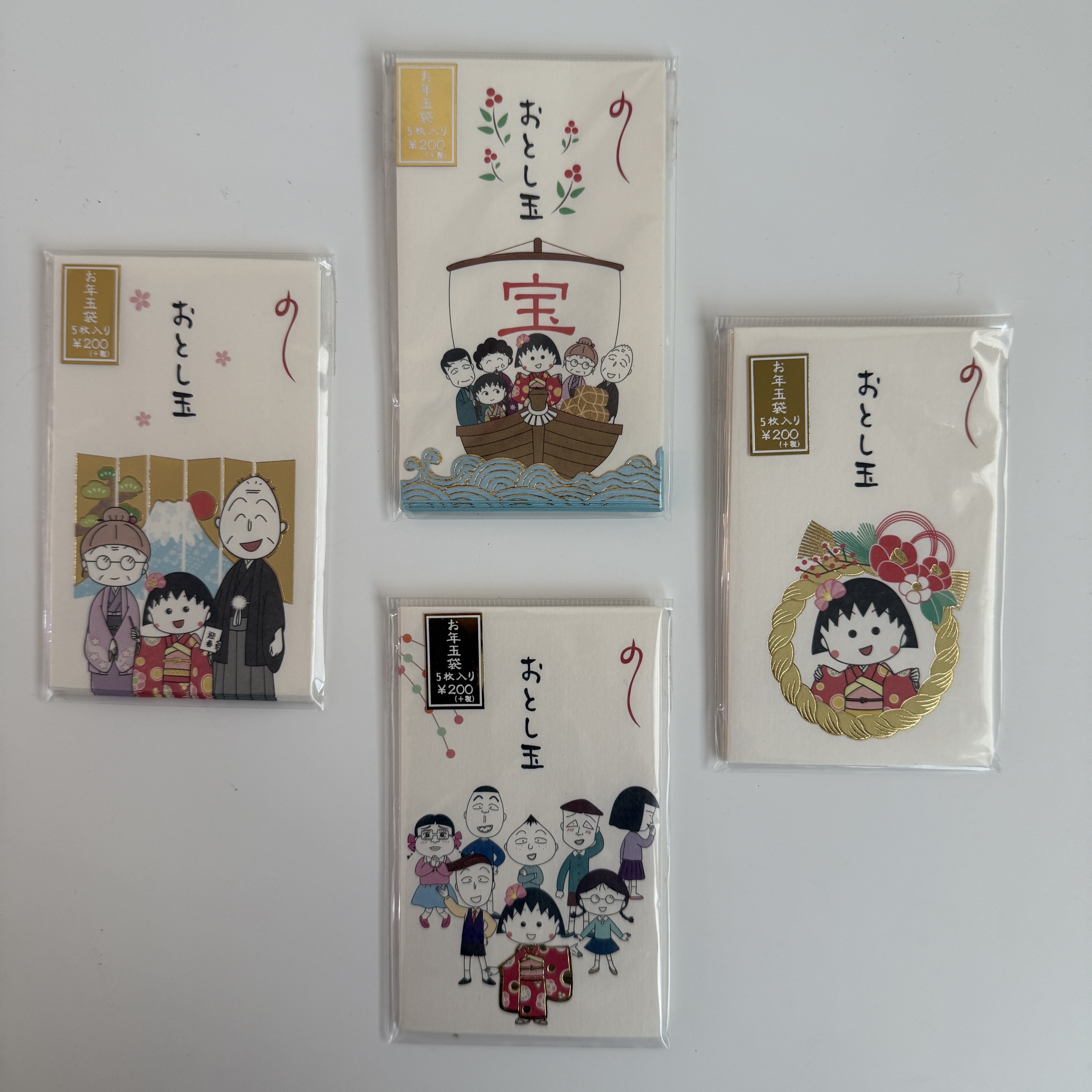 現貨┃日本 櫻桃小丸子 新年紅包袋 信封