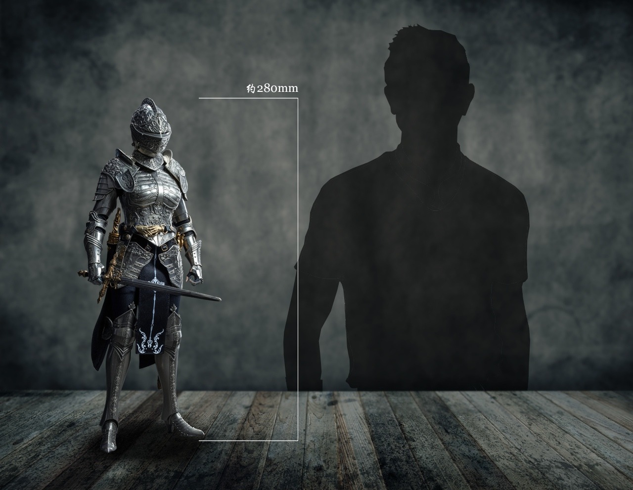 (預訂) COOMODEL NO.SW003 1/6 劍亂風雲 聖殿黃金守衛白銅版