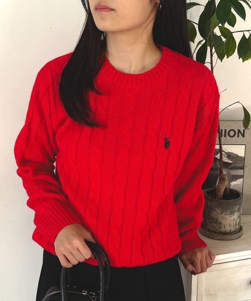 U.S. POLO ASSN. 刺繡針織毛衣(3colors)