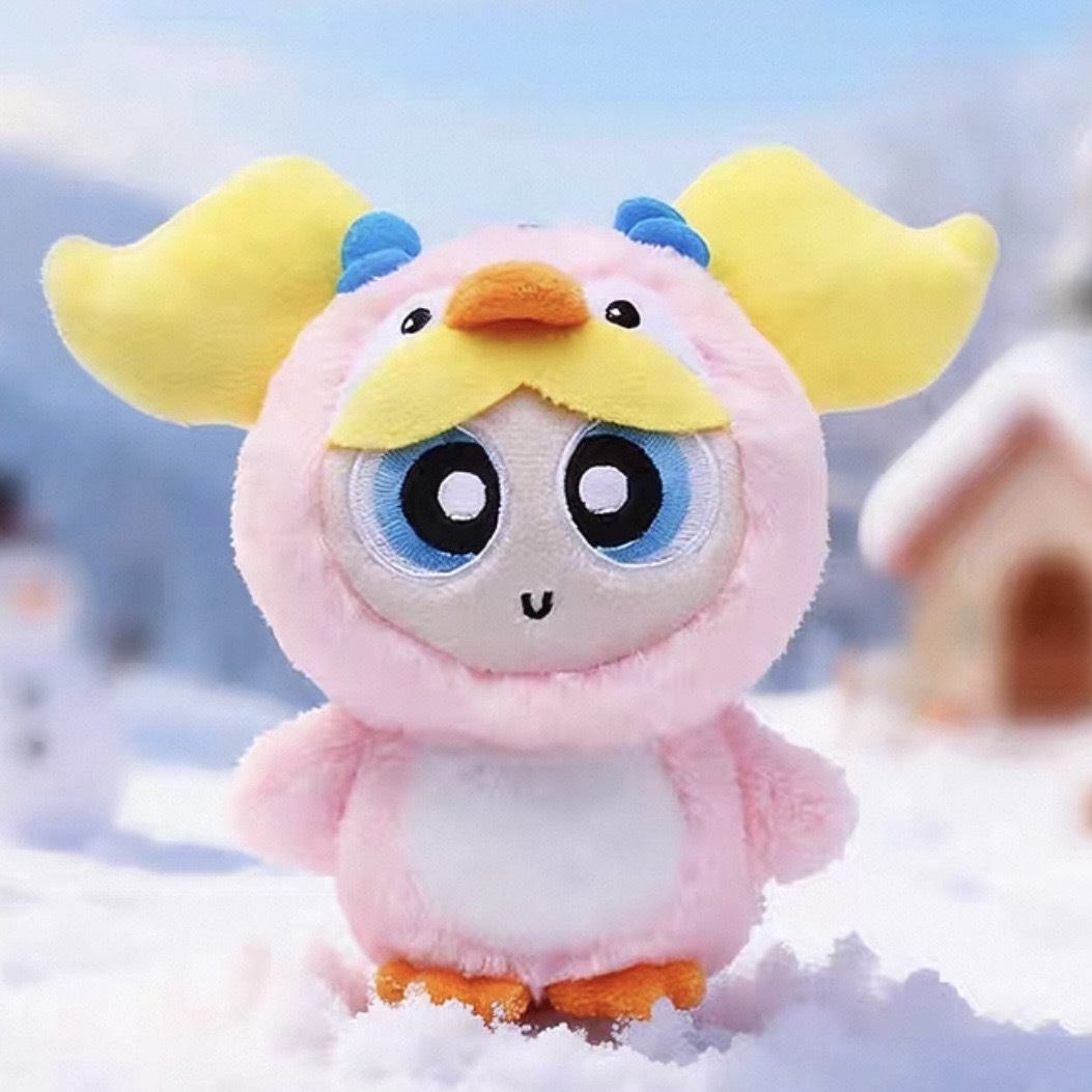 飛天小女警 扮企鵝裝 吊飾 毛絨掛件 可愛 絨毛