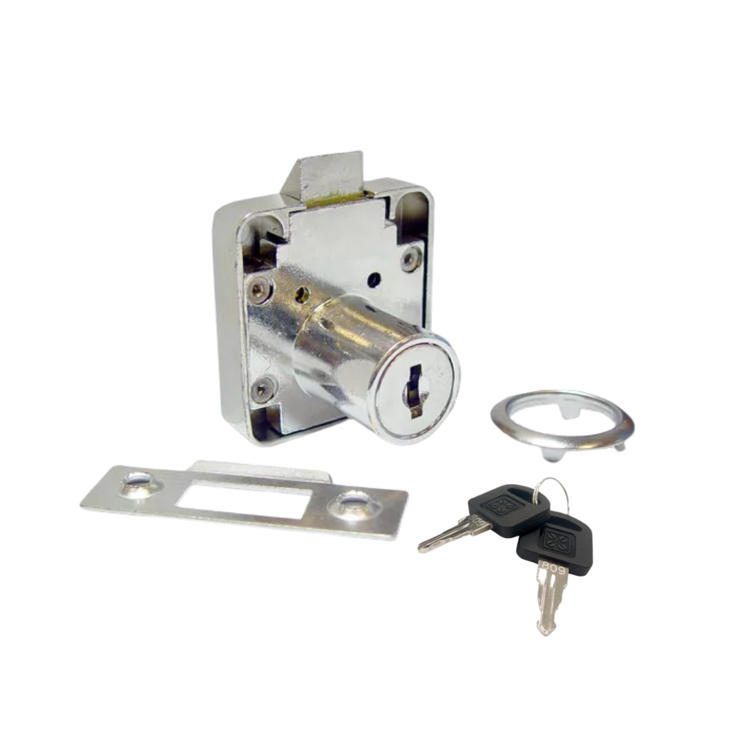 【五金小姐】阿姆斯壯 自動抽屜鎖 加厚斜舌 502-22