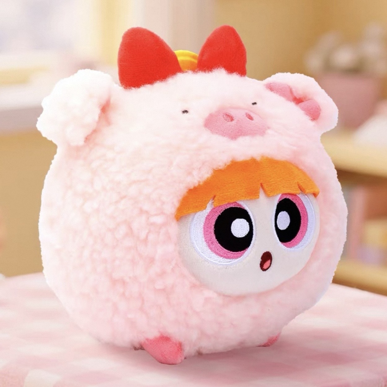 飛天小女警 動物存錢罐造型 解壓 可愛 玩偶 絨毛