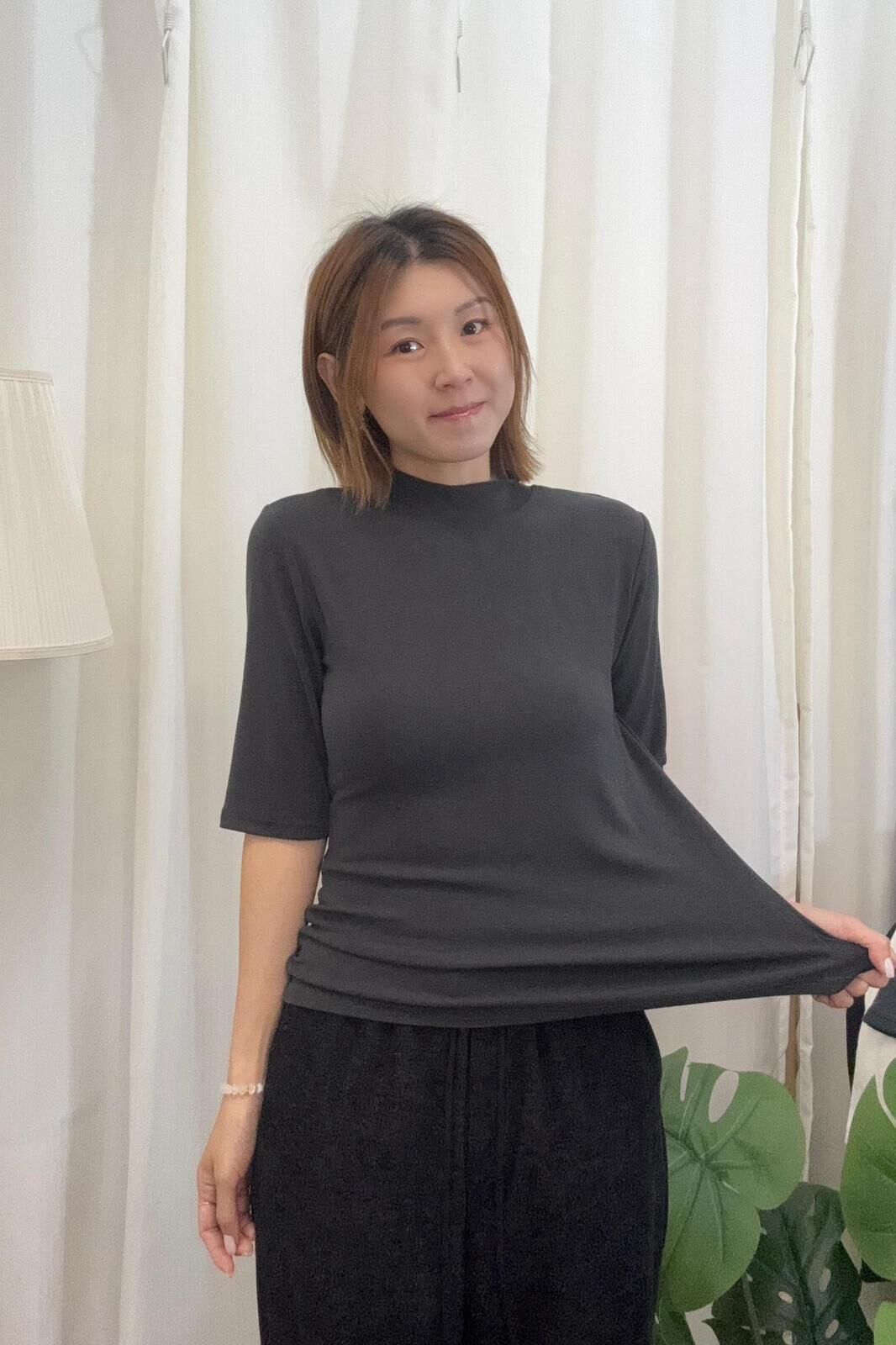 小企領中袖打底