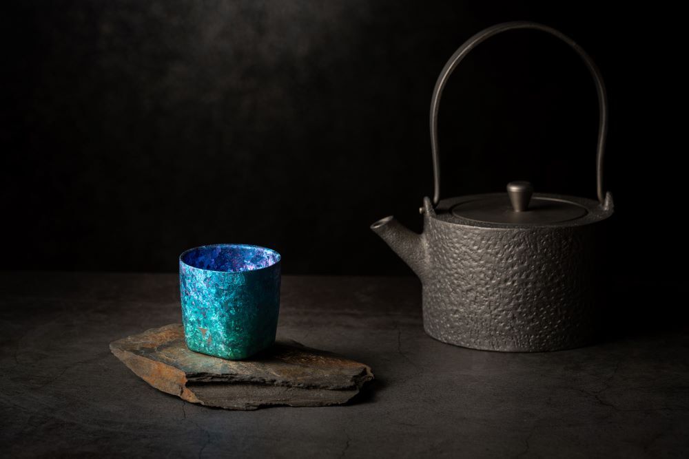 鈦造|方形小鈦杯|浮生若夢|方寸系列【翠】| 120ml