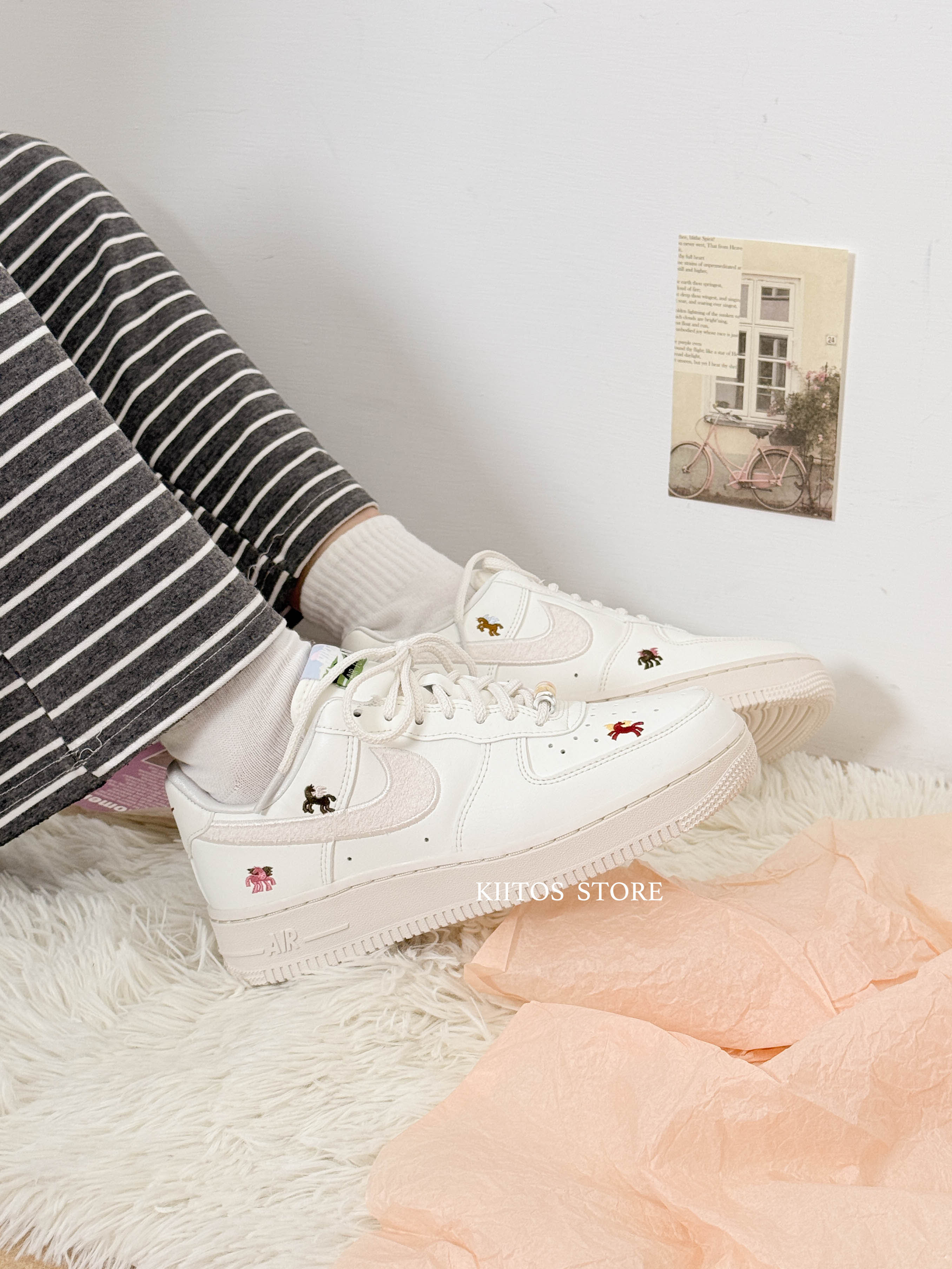 【現貨】Nike Air Force 1 "CNY" 2026 馬年 AF1 新年限定款 飛馬 小刺繡 女鞋 IQ1143-100