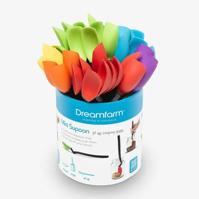 MH41 DREAMFARM 不沾聰明匙(小) Supoon Mini - Open Stock Jar x1pcs (顏色隨機) (DFSU2737)(9334084002737)