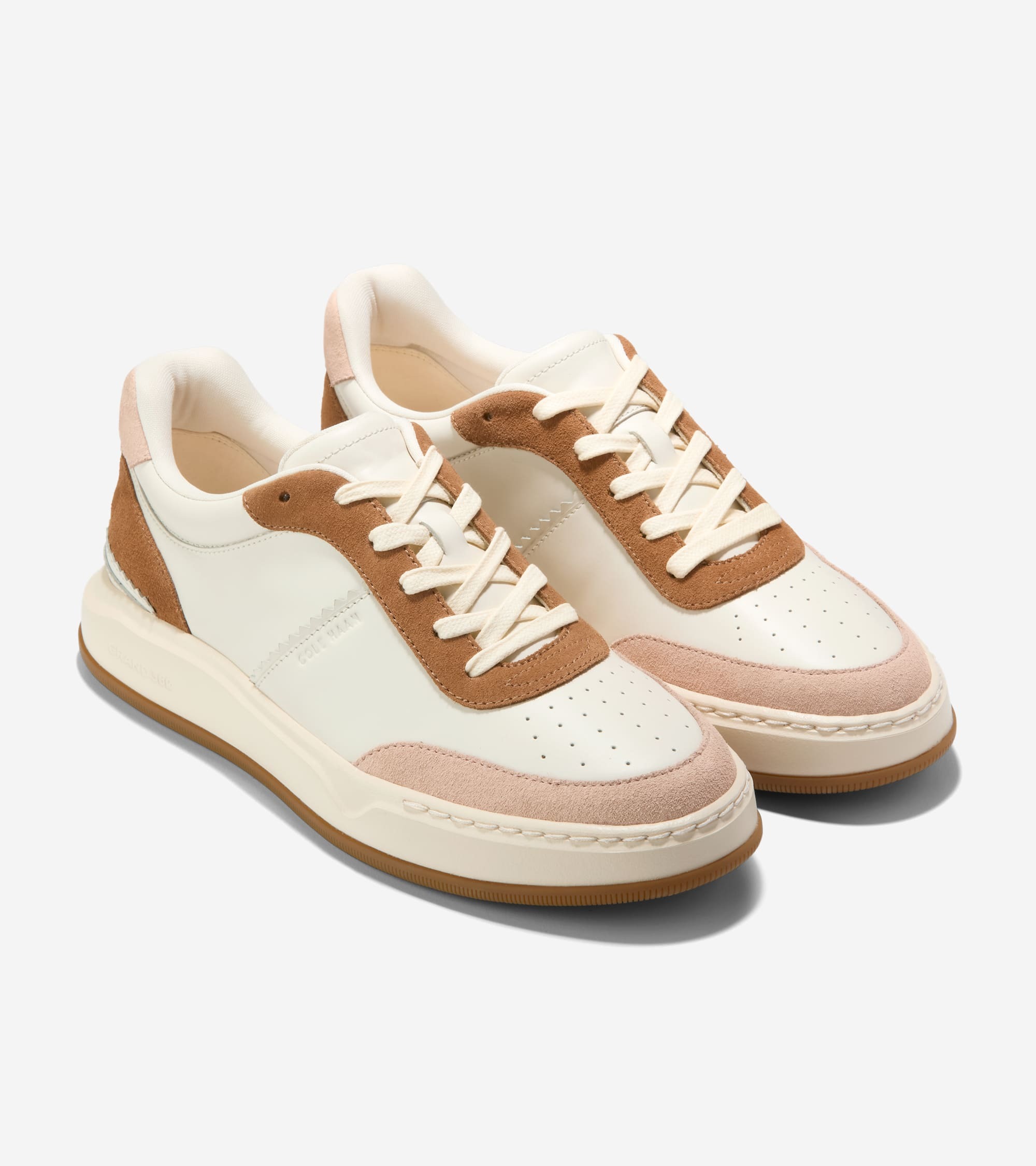 SHO-CCF1230-019 W32010-GRANDPRO CARISSA SNEAKERS 米色/棕色 (AA款) (Size:36/37/37.5/38/38.5/39.5)