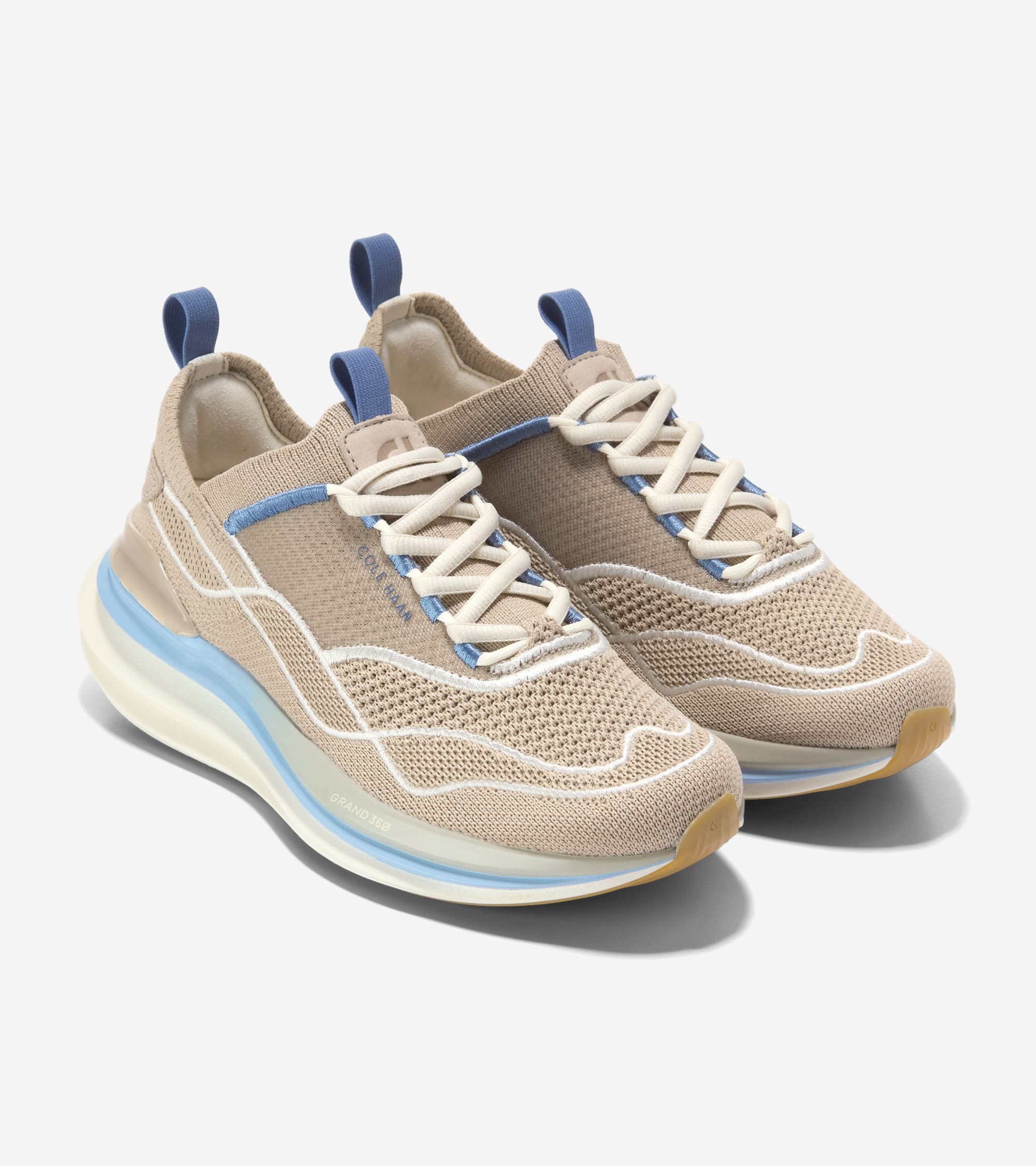 SHO-CCF1230-026 W32928-ORIGINALGRAND QUADSTAR STITCHLITE 米色 (AK款) (Size:35/35.5/36/37/37.5/38/38.5/39)