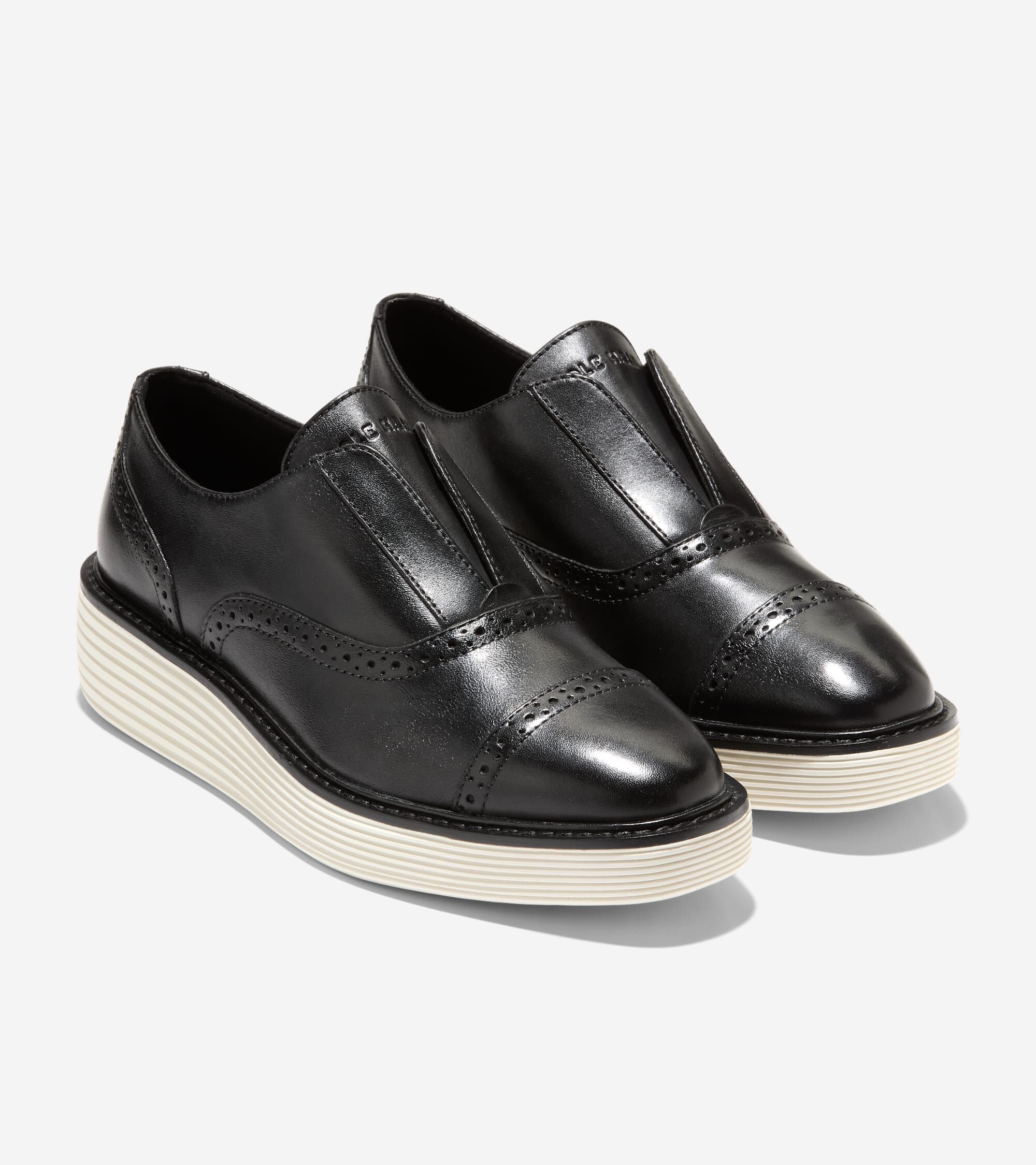 SHO-CCF1230-034 W33672-ORIGINALGRAND PLATFORM LACELESS OXFORDS 黑色 (AU款) (Size:35/35.5/36/37/37.5/38/38.5/39/39.5)