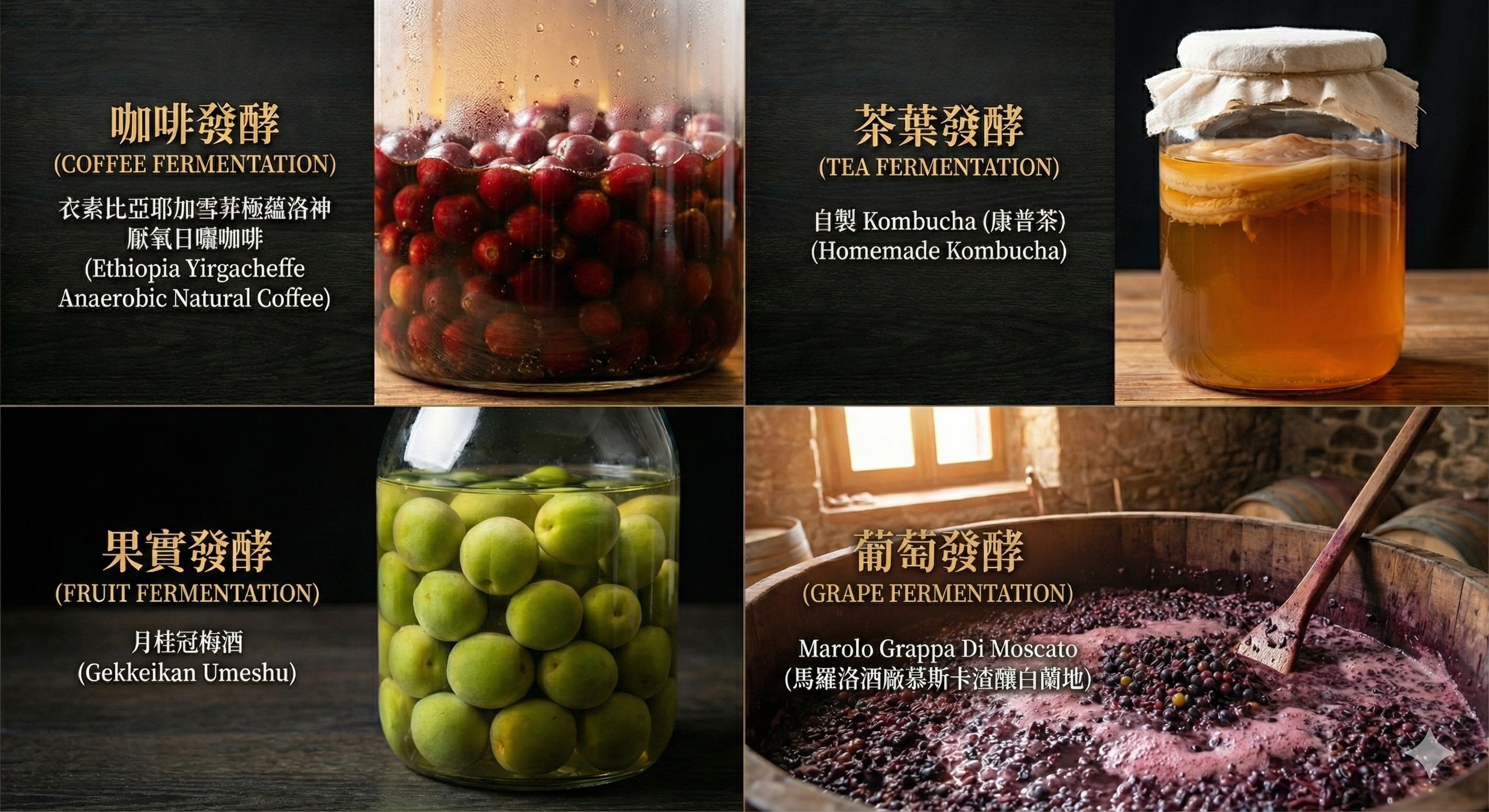 【風味煉金術】咖啡X茶X酒精的極致共舞：極複雜發酵風味的調和技術