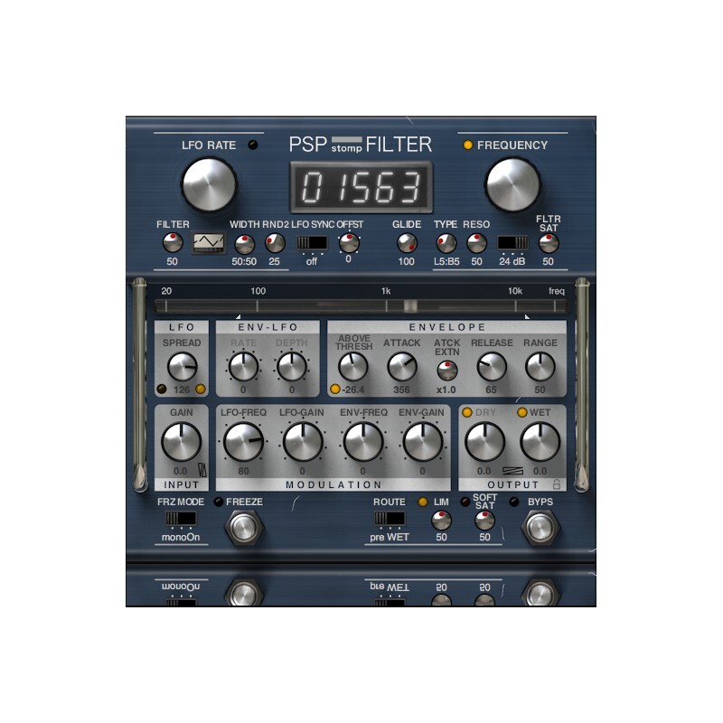 PSP StompFilter｜濾波器效果器插件