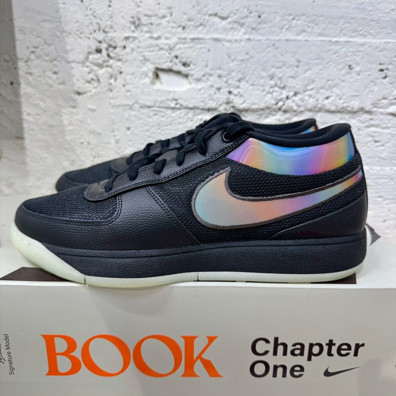 現貨在西門實體門市〈二手 男鞋尺寸US11/29CM〉NIKE BOOK 1 NIGHT EP 黑彩虹 炫彩夜光 籃球實戰鞋【IM7443-001】CHAPTER ONE