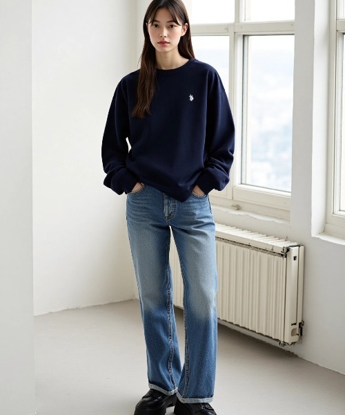 U.S. POLO ASSN. 長袖上衣 深藍