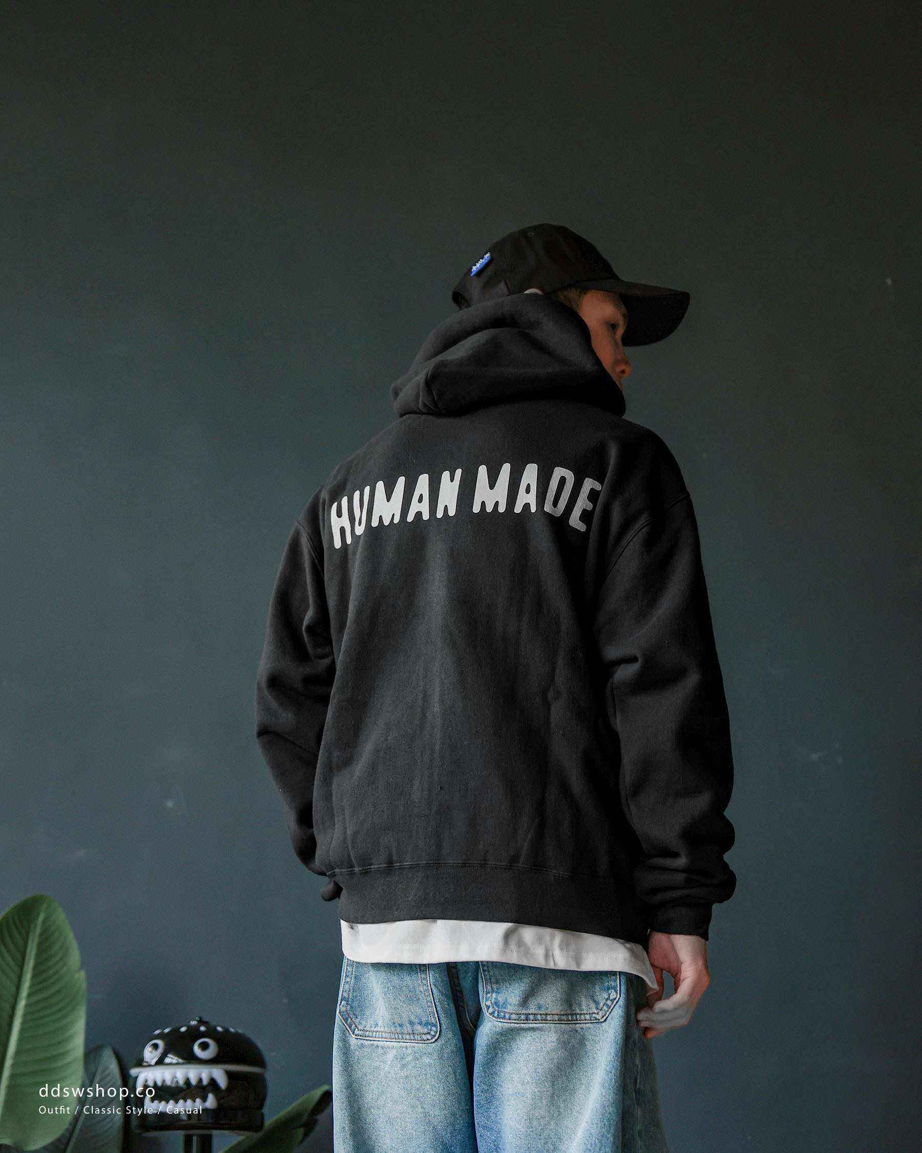 "代購" HUMAN MADE CLASSIC ZIP-UP SWEAT HOODIE 經典連帽外套