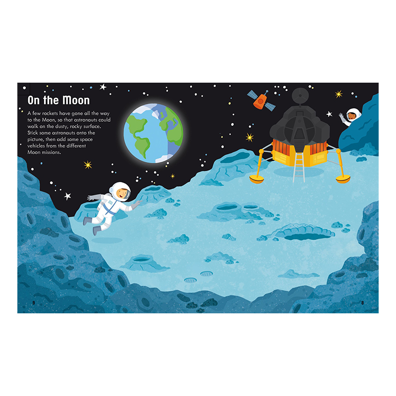 Usborne 第一本太空貼紙書